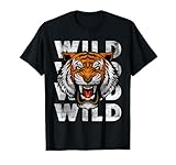 cool wild wild tiger novelty graphic tees & cool designs maglietta