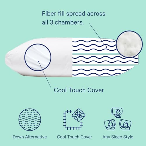 Casper Sleep Essential Cooling Pillow, King, White