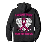 Photo Gallery pink for niece - stampa leopardo con cuore per sensibilizzazione al cancro al seno, colore: rosa felpa con cappuccio Photo Gallery pink for niece - stampa leopardo con cuore per sensibilizzazione al cancro al seno, colore: rosa felpa con cappuccio
