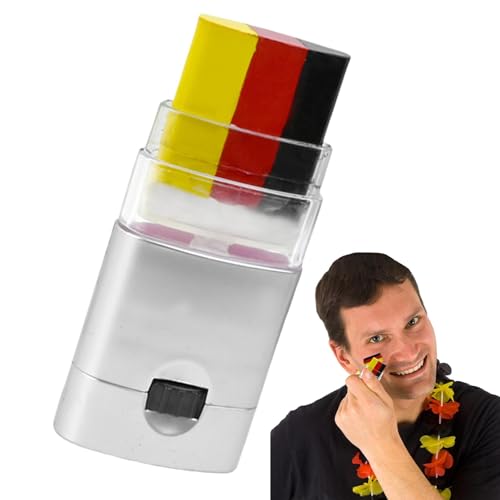 Pintura Facial Bandeira,Canetas Pintura Facial,Caneta Maquiagem Bandeira Nacional 3 Cores,Marcador R