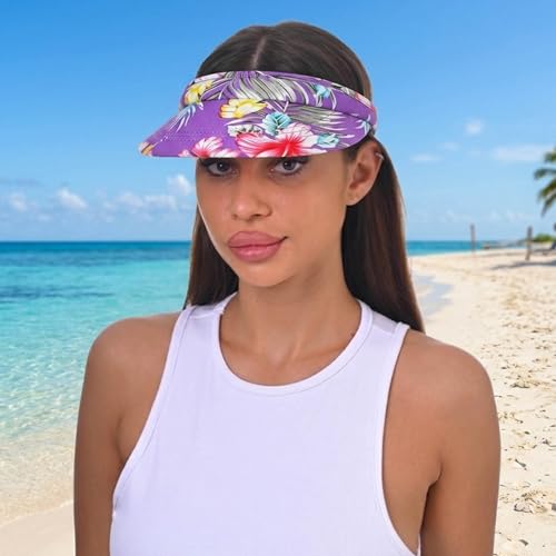 Image of 3 Pack Sports Sun Visor Hat Women Men Adjustable Clip On Visors Outdoor Golf Beach Cap