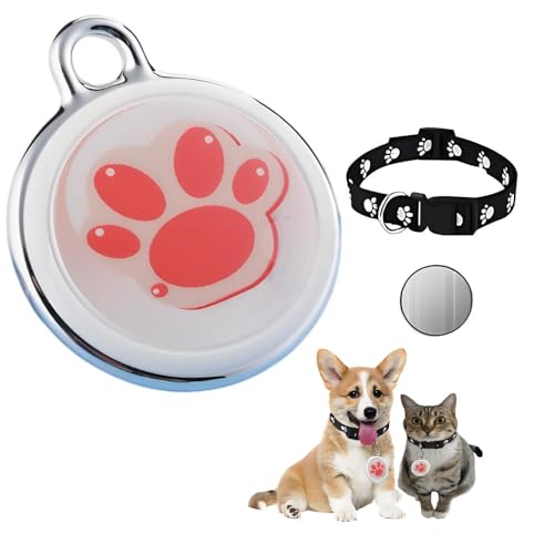 Mini GPS Tracker per Gatti e Cani, Localizzatore GPS Impermeabile