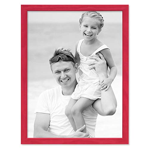 PHOTOLINI Bilderrahmen Kinderzimmer 30x40 cm Rot, Wechselrahmen farbig, Holz, Acrylglas, Made in Germany, zum Aufhängen, mit Zubehör - für bunte Kinderbilder – Bild 5