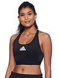 U-Ausschnitt adidas Damen Don\'t Rest Alphaskin Sport-BH, Black, M