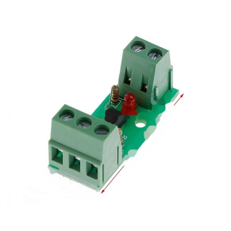 12V 80KHz 1 Channel Optocoupler Isolation Module Board No Din Rail PLC Processor