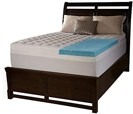 Simmons Beautyrest Comforpedic Loft from Beautyrest 4-inch Supreme Gel Memory Foam and 1.5-inch Fiber Mattress Topper Queen