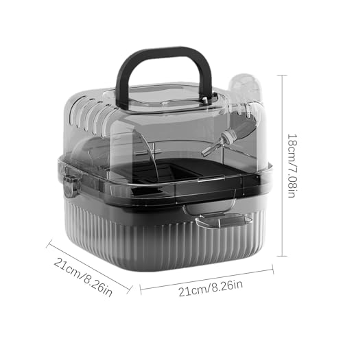 Transporteur De Voyage pour Hamster, Cage De Voyage pour Petit Animal De Compagnie – Image 5