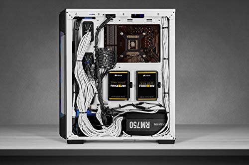 Corsair iCUE 220T RGB, Smart Case Mid-Tower ATX in Vetro Temprato , Vetro temperato,iCUE 220T RGB,Bianco