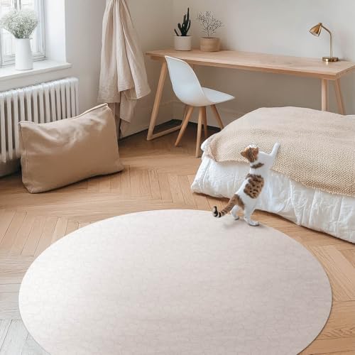 Tapis vinyle rond ø60 cm moderne et résistant pour la cuisine - 3