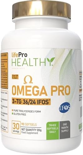 Omega 3 IFOS Capsulas 3000mg con Vitamina E, 30-90 Tomas - Life P...