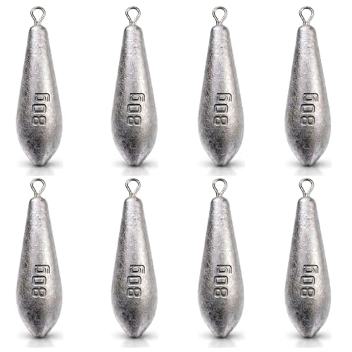 Plombs de pêche pour bar et surfcasting en mer ou en rivière calme