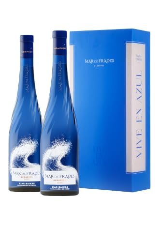 Mar de Frades – Estuche Regalo 2 Botellas de Vino albariño, Denominación de Origen Rías Baixas