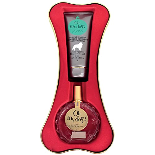 Oh my Dog Cos Parfum Rouge 100 ml/Shampooing Jojoba pour Chien 200 ml