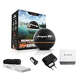 Deeper Pro Plus mit WIFI und GPS von Friday Lab mit 230 Volt Ladegerät & 12V Autoladegerät Adapter - Fischfinder mit WIFI wireless für iOS & Android Fishfinder für Tablet Smartphone iPhone iPad Smartphone Tablet Android 4.0 Apple iOS 7.0 Deeper Pro +