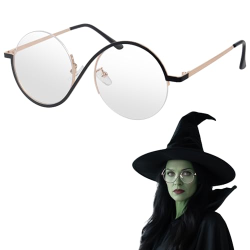 PPER-Jie Wizard Glasses Costume Accessorry for Women Halloween Cosplay