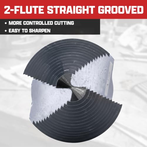 Image of NEIKO 10601B Step Drill Bit, 13 Steps 1 /8 inch to 1 /2 inch Straight M35 Cobalt, AlTiSiN Coated, 1 /4 inch Quick Change Step Bits for Steel, Metal, Wood, Plastic, Unibit Cone Drill Bits, Two Flute