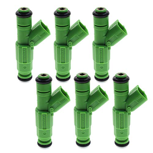 AUTOKAY 6Pcs Fuel Injectors 0280156007 Upgrade Injectors Nozzles Fuel Injector Set Fits for Chrysler Dodge Caravan Town & Country 3.3 V6 812-12141 04861454AA