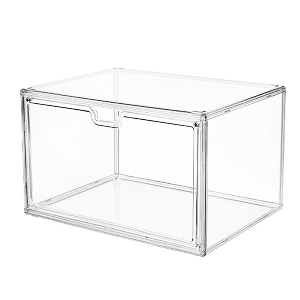 Espositore Trasparente Modello Scala Scatola di Immagazzinaggio Scatola di Esposizione Burattino A Mano 36x27x22CM