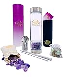 Living2Serve Crystal Wellness Water Bottle (Stainless Steel)