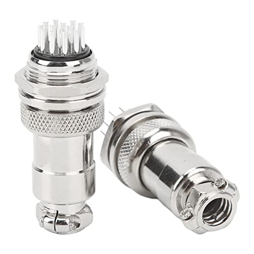 2 Pcs Conector Enchufe de Aviación 14 Pin miniatura 2