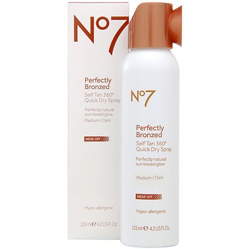 Boots No7 Perfectly Bronzed Self Tan 360 Degrees Quick Dry