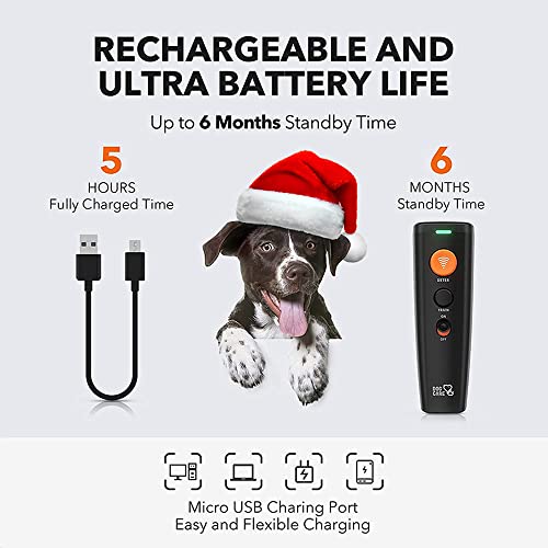 DOG CARE Dog Barking Control Device Dual Speakers 2-in-1 Ultrasonic Dog Training and Anti Barking Device, Rechargeable… - Image 4
