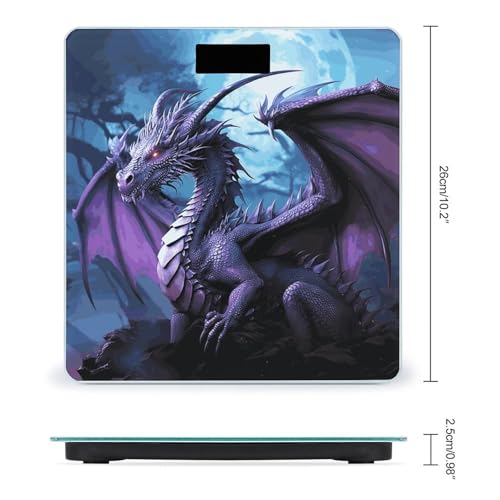 Báscula digital para baño Purple Dragon Purple Moon miniatura 2