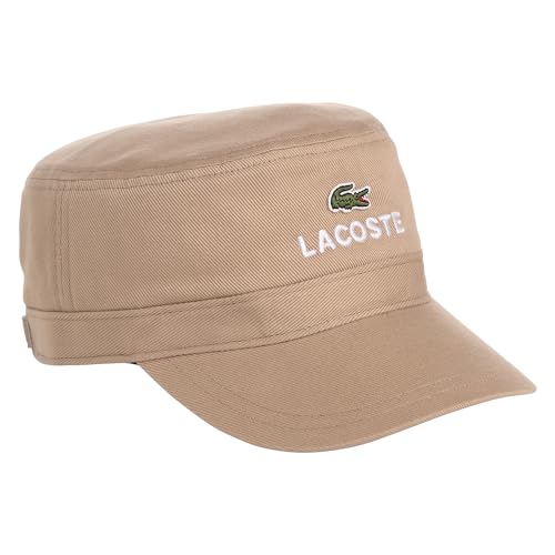 [ラコステ] 帽子 メンズ レディース LOGO DE GAULLE CAP（ロゴ ドゴールキャップ） L1308 ベージュ 58サイズ lsc1308-beige-58