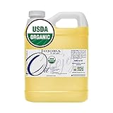 Organic Jojoba Oil - USDA Certified Organic, 100% Pure Unrefined Cold Pressed Natural Virgin Non GMO...