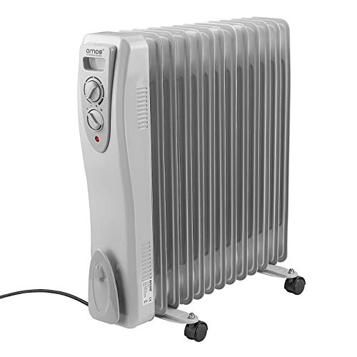 AMOS 3000W Electric Oil Filled Radiator Heater 3kw...