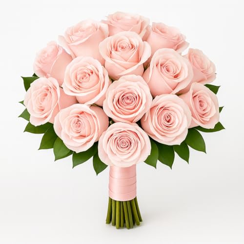 GlobalRose Royal Light Pink Bridal Bouquet | Elegant Wedding Bouquet