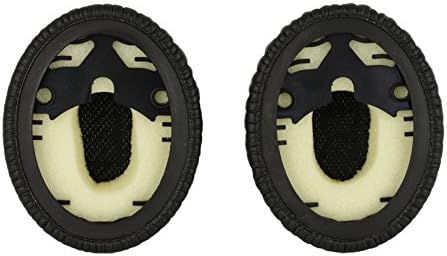 Premium Ear Pads Compatible with Bose QuietComfort 3 (QC3) and Bose On-Ear (OE) Headphones with Grey/Black scrims and L and R Lettering. Premium Protein Leather | Soft High-Density Foam