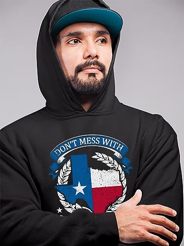 Pull à capuche Texas homme coupe confortable grande taille du S au 5XL OM3 - 2