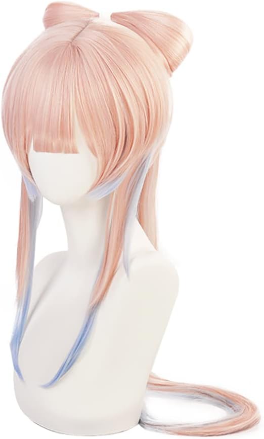 Yamia Anime Yae Miko Cosplay Wig for Game Genshin Impact Cosplay Wigs with Free Wig Cap (Sangonomiya Kokomi) - Image 3