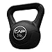 Cap Barbell Workouts Vinyl Kettlebell, Black, 5 lb