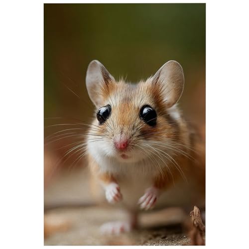 HJOSWVNS Laminas Decorativas Verde Marrón Animales Laminas Cuadros Decoracion Salon Modernos Baño Cocina Dormitorios Posters Para Pared Wall Art Sin Marco Laminas Decorativas Pared 30x40cm/1 Pcs