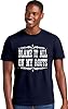 Go All Out Adult Blame It All On My Roots Country Deluxe Soft T-Shirt, Navy Blue, Large #1