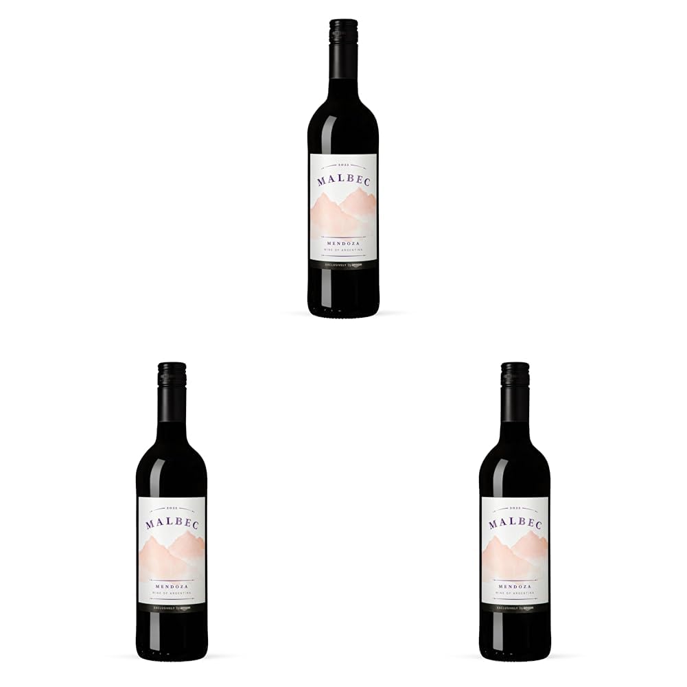 by Amazon Argentinischer Malbec, Rotwein, 75 cl, 1er-Pack (Packung mit 3)