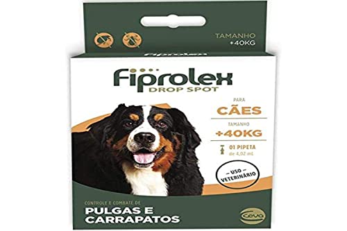 Antipulgas Fiprolex Cães Drop Spot +40kg – 4,02 ml