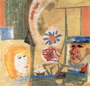 Peinture à l'huile Sailor's Dream de Bela Kondor, reproduction d'art de 30 x 36 pouces