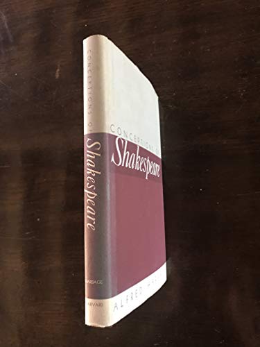 Conceptions of Shakespeare 0674156501 Book Cover