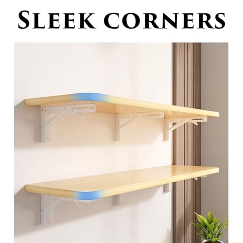 Table murale pliable pour cuisine et extérieur - Meuble gain de place 60x40cm - 4