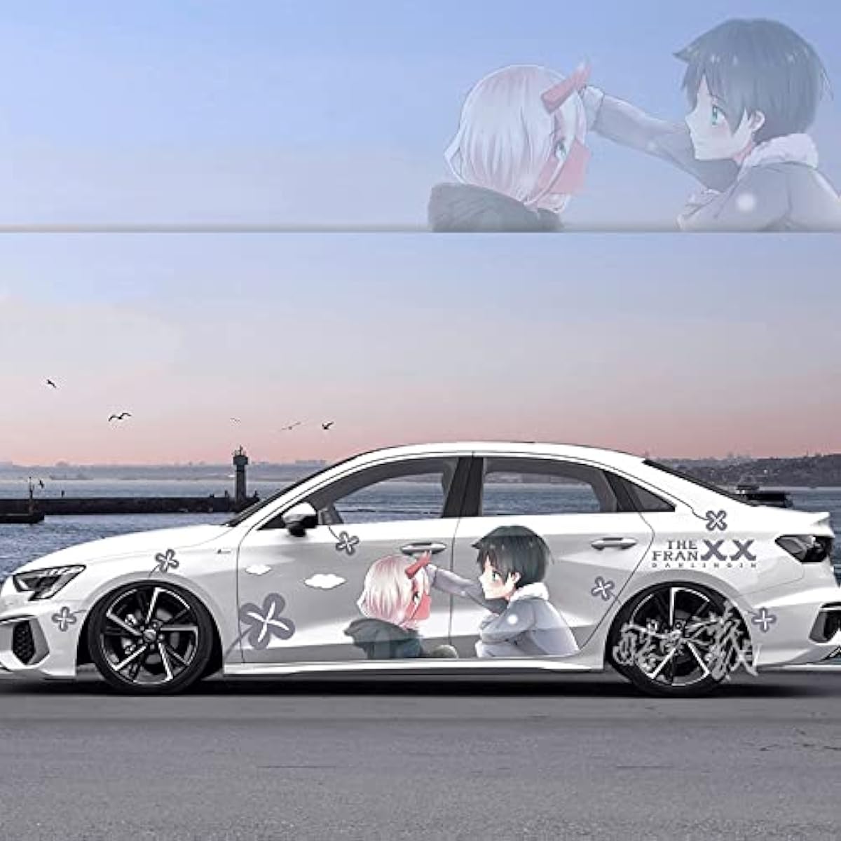 超美品 Lyutong Fraの最愛の人nxx ヒロ 防水アニメ用シングルサイドカーステッカー 日焼け止め車のボディステッカー 自動車用ステッカー アニメファンギフト Color Left Door Sticker ベビー マタニティ クリアランスストア Www Civilittee Hu Com