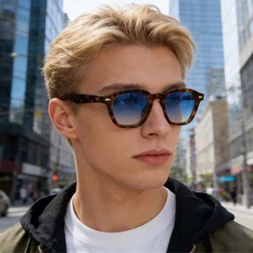 Lunettes de soleil rétro mixtes avec verres teintés UV400 - 3