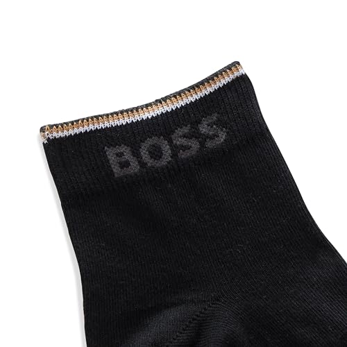 BOSS Men's 2-Pack Logo Design Short Socks4