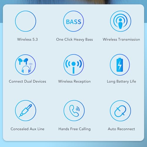 Adaptador Bluetooth 5.3 para avión con transmisor receptor inalámbrico y micrófono integrado 5