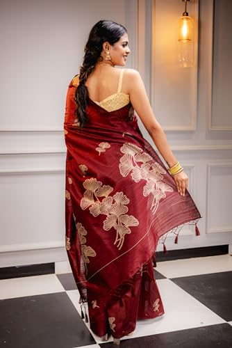 MIMOSA bishnupuri silk saree in art silk – image 5