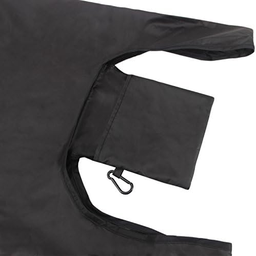 Luxja 3pcs Reusable Shopping Bag, Fold Up Shopper with Attached Pouch, Washable, Durable and Lightweight