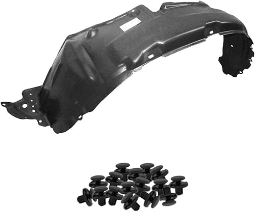 Parts N Go Forro de guardabarros con clips para 2006-2012 Rav4 lado del conductor delantero izquierdo TO1248144 538760R020