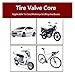 Copper Tire Valve Core Removal Tools Kit Compatible With Motorcycle Electric Scooter Car Truck Valve Cores Wrench Screwdriver Stem Caps Set(11pcs set)